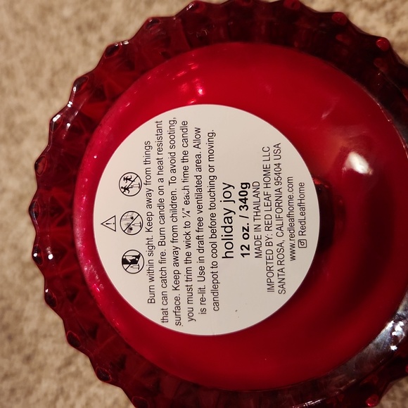 red leaf home|holiday joy candle|12 oz. - Picture 4 of 4
